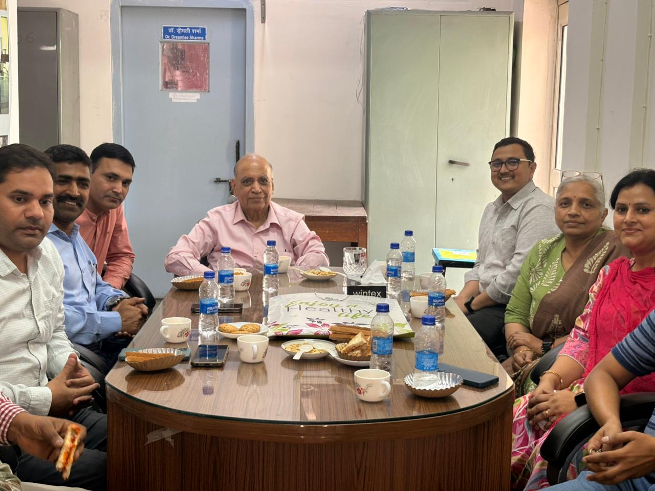 MC Agarwal Sir's Visit